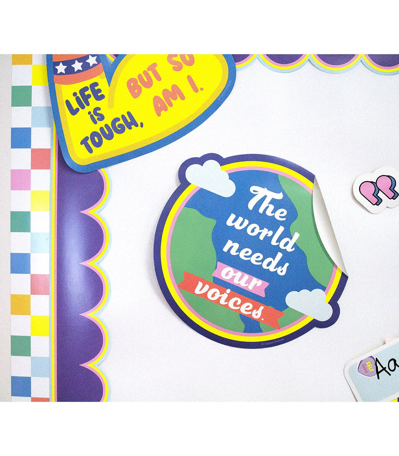 Carson Dellosa Education We Stick Together Our Class is Fantastic Bulletin Board Set, 79/Pack (110585)