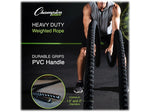 Champion Sports RHINO 50' Training Rope, Black (RPT1550)