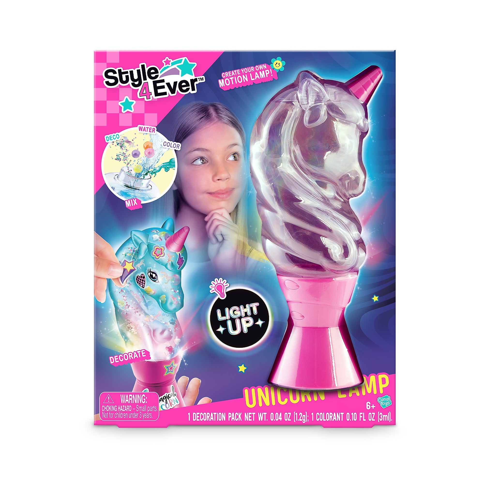 Style 4 Ever Unicorn Moon Lamp Creator Kit (228390-12)
