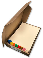 Tabbies Bottom Tab Patient Chart Index Divider Set, 8-Tab, Ivory, 40/Box (54500)