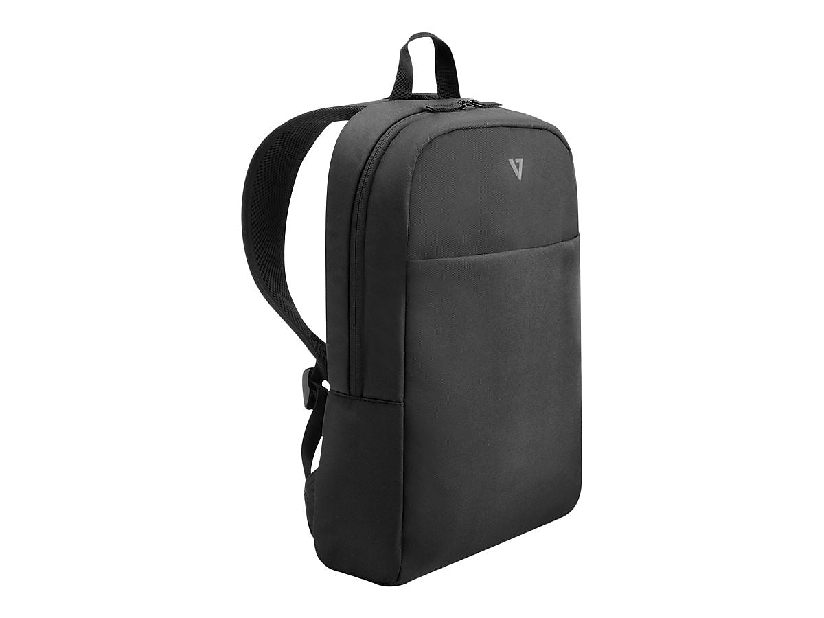 V7 Essential Laptop Backpack, Medium, Black (CBK16-BLK)