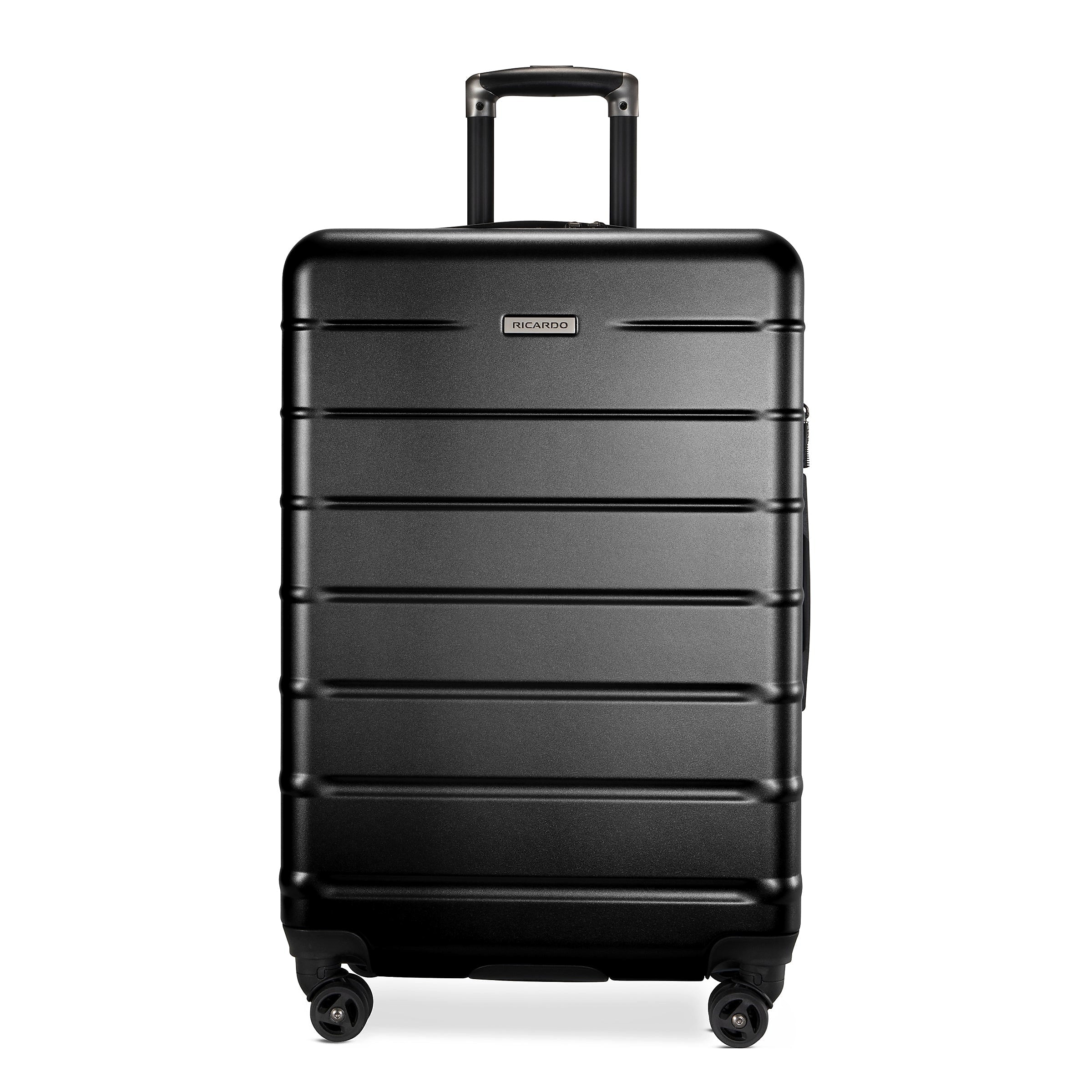 Ricardo Beverly Hills Cambria 24" Hardside  Suitcase, 8-Wheeled Spinner, Black (140-25-006-4VP)
