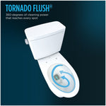 Toto Drake 1.28 gal. Gravity Flush Toilet, Cotton (MW7763084CEG#01)