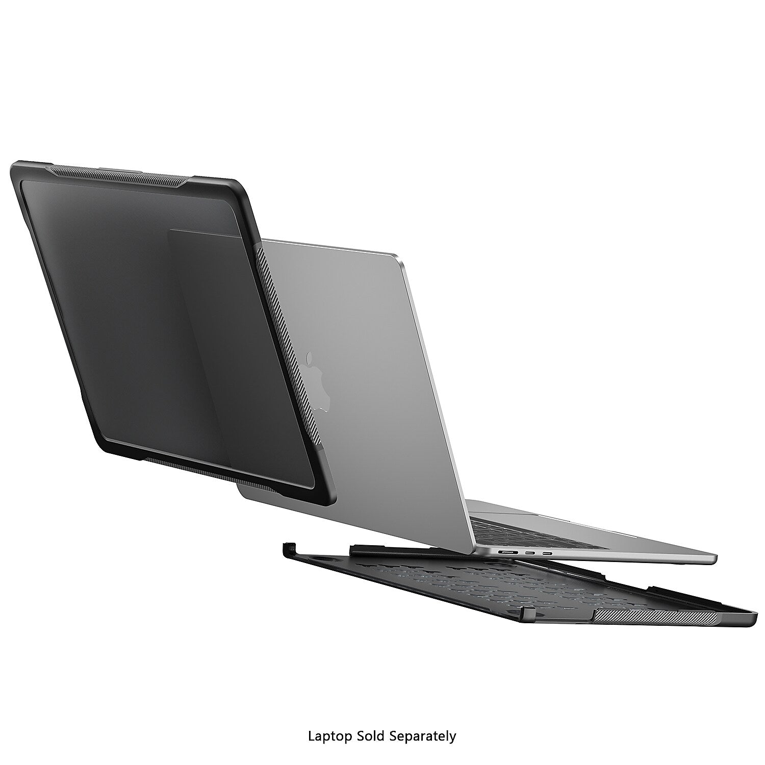 SaharaCase Raider Series 13.6" Laptop Case, Shock Absorbing, Black/Clear (LT00045)