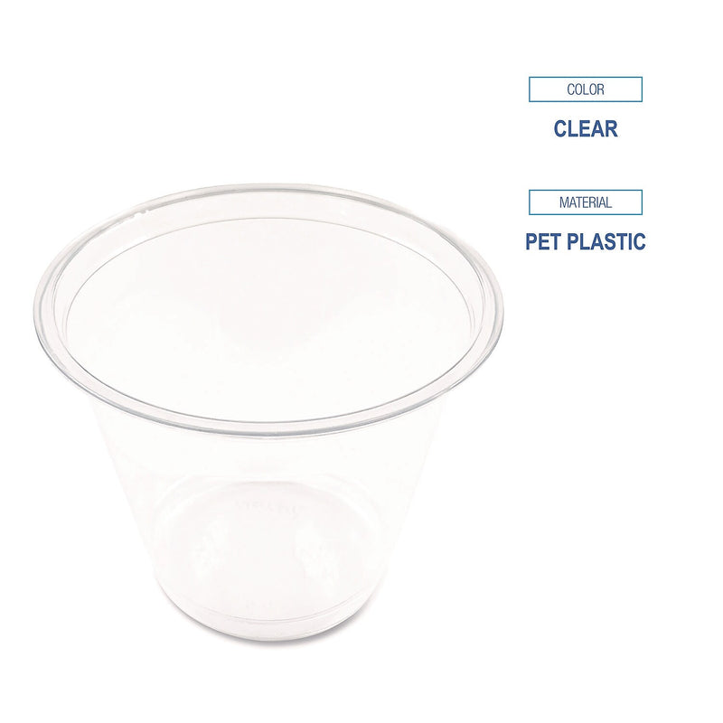 Boardwalk PET Cold Cups, 9 oz., Clear, 50 Cups/Pack (BWKPET9SPK)
