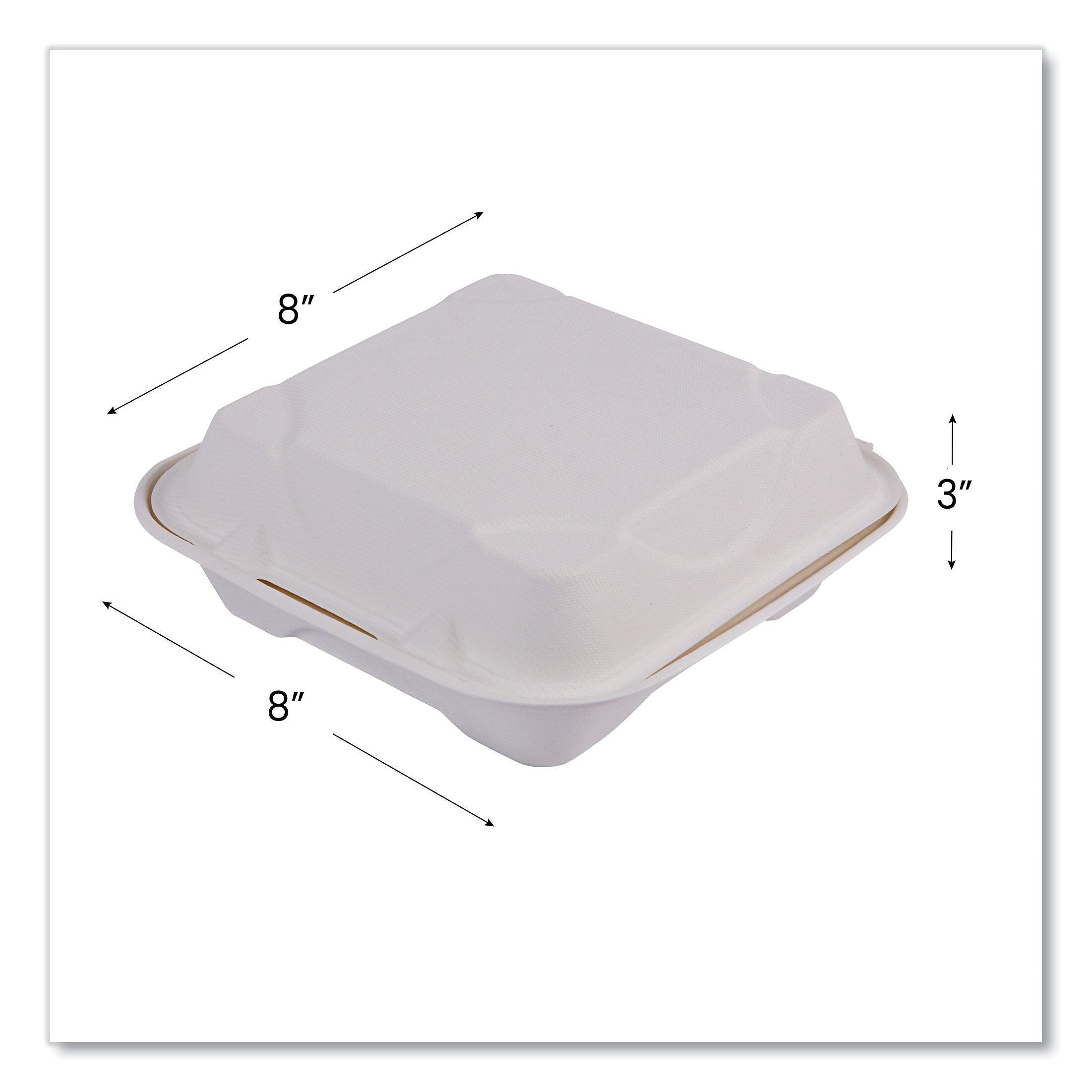 CONTAINER,FOOD,8X8X3,200