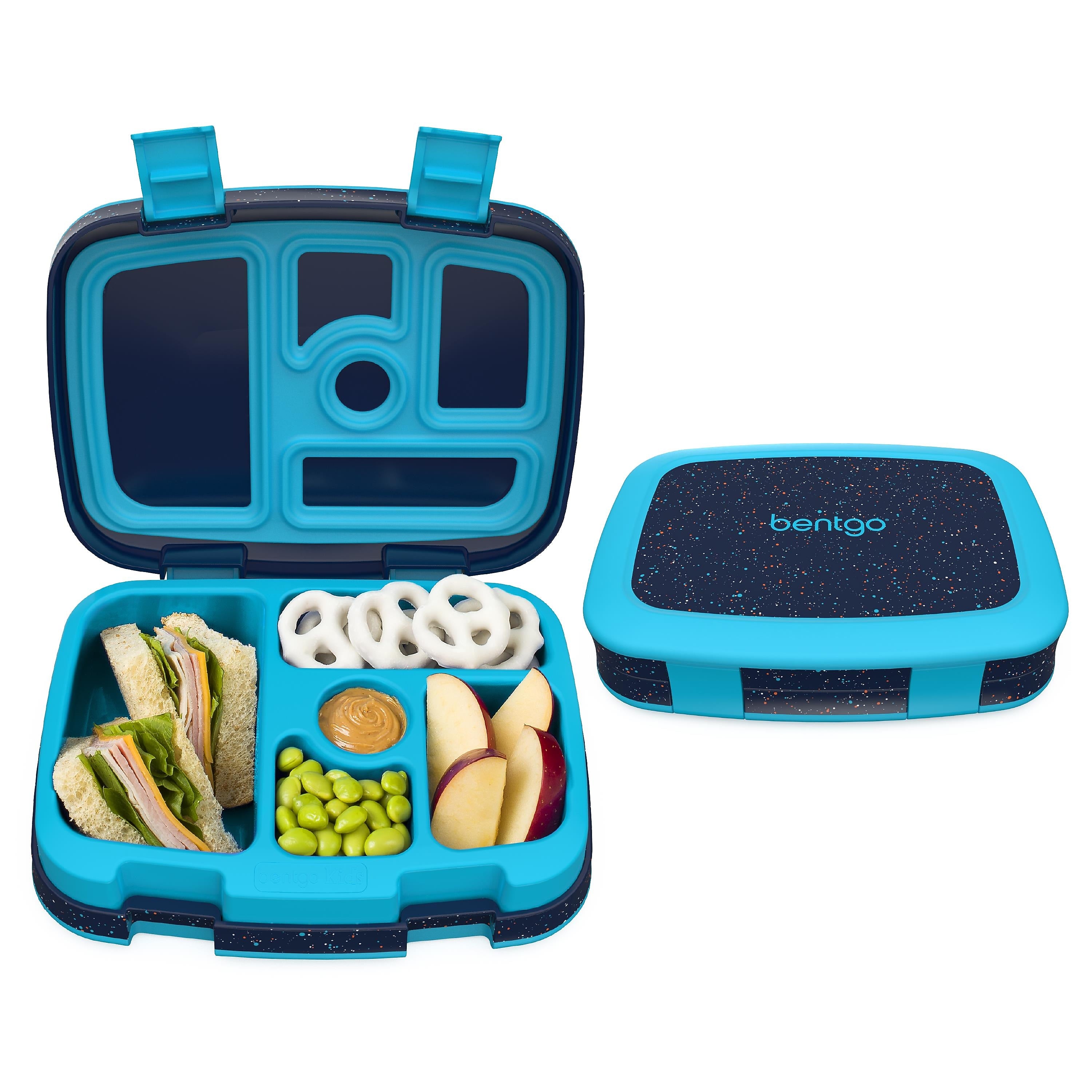 bentgo Kids Bento Box, 5-Compartment, Abyss Blue Confetti, 19.2 oz. (BGKSPGL-BL)