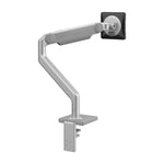 Humanscale M2.1 Adjustable Single Monitor Arm, Silver (M21TBS)