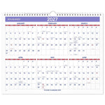 2026 AT-A-GLANCE 15" x 12" Monthly Wall Calendar, White/Purple (PM8-28-26)