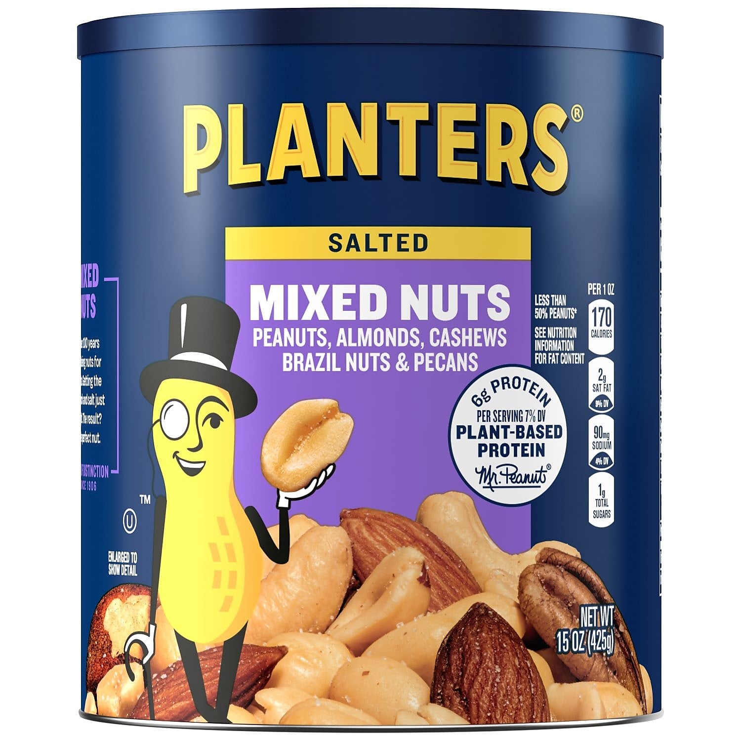 Planters Salted Mixed Nuts Variety, 15 oz. (001670)