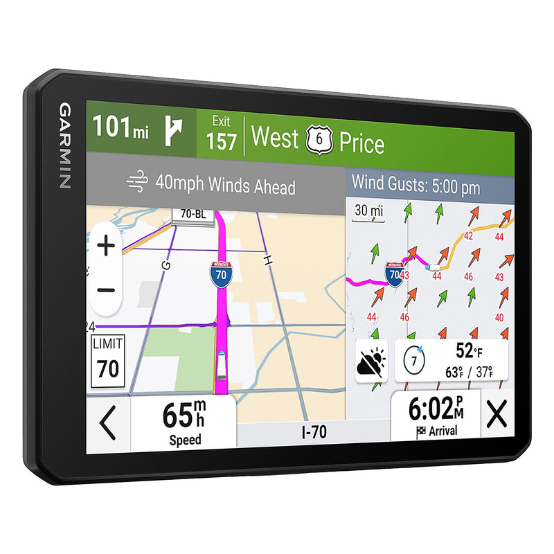 Garmin dezl OTR720 7" GPS Truck Navigator, Black (010-02924-00)
