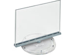 Azar Sign Holder, 11" x 8.5", Horizontal, Table Top, Clear, Acrylic, 2/Pack (108556)