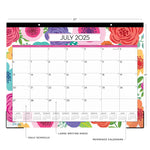 2025-2026 Blue Sky Mahalo 22" x 17" Academic Monthly Desk Calendar (100157-A26)