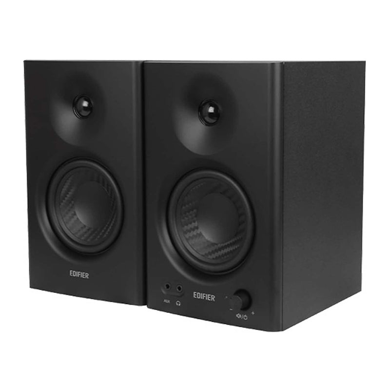 Edifier MR4 42-Watt-Continuous Powered 2.0 Studio Monitor Speaker System, Black, 2-Count (4005848)