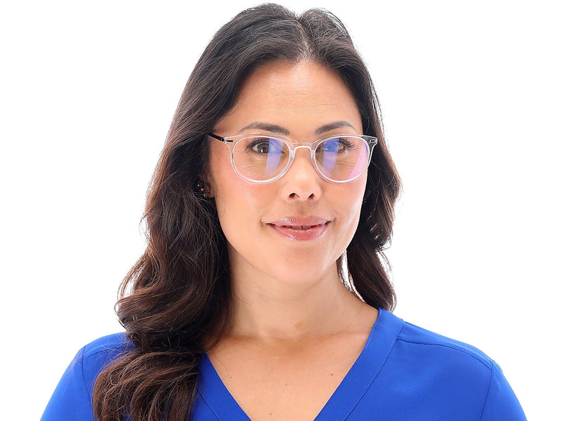 SAV Tri-focus Blue Light +1.50 Reading Glasses, Clear (E2307)
