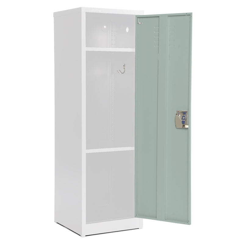 AdirOffice 48" Single Tier Misty Green Storage Locker (ADI629-01-MGRN)