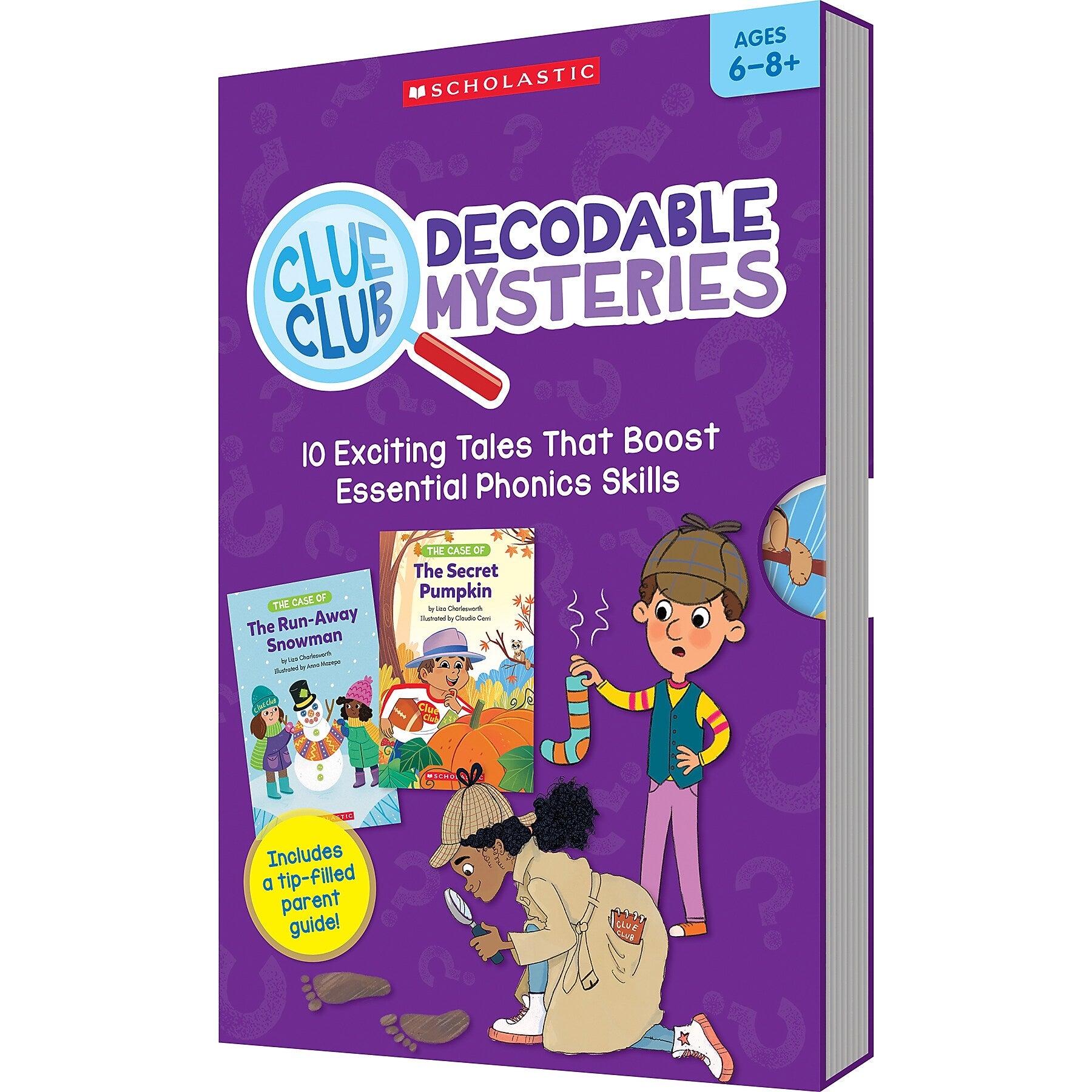 Scholastic Teaching Solutions Clue Club Decodable Mysteries Boxed Set, 10/Set (SC-9781546108207)