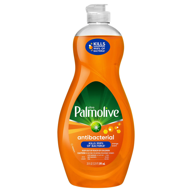 Palmolive Ultra Antibacterial Liquid Dish Soap, Orange, 20 oz. (US04232A)