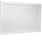 Excello Global Products Cork Bulletin Board, White Frame, 3' x 2' (EGP-HD-0519)
