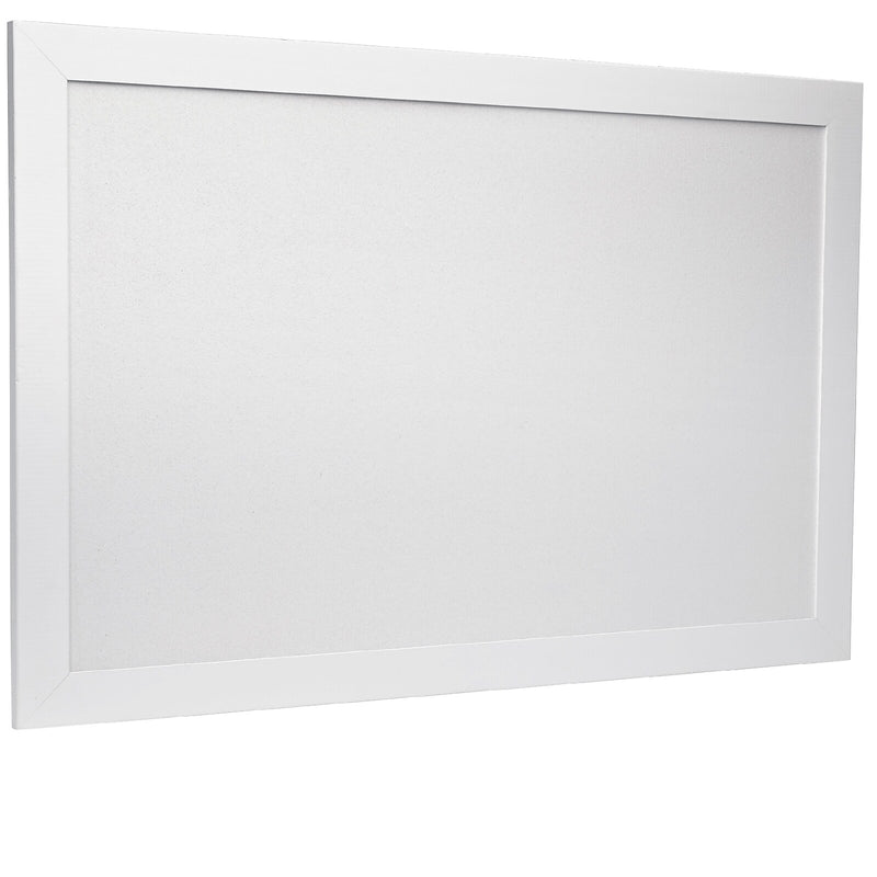 Excello Global Products Cork Bulletin Board, White Frame, 3' x 2' (EGP-HD-0519)