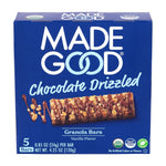Madegood Gluten Free Chocolate Drizzled Vanilla Granola Bars, 0.85 oz., 5/Box, 6 Boxes/Pack (307-00427)
