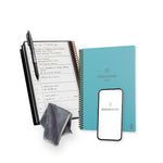 Rocketbook Fusion Reusable Notebook, 6" x 8.8", Graph Ruled, 42 Sheets, Teal (EVRF-E-RC-CCE-FR)