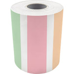 Teacher Created Resources Pastel Pop Stripes Straight Rolled Border Trim, 3" x 50', 3/Bundle (TCR9156-3)