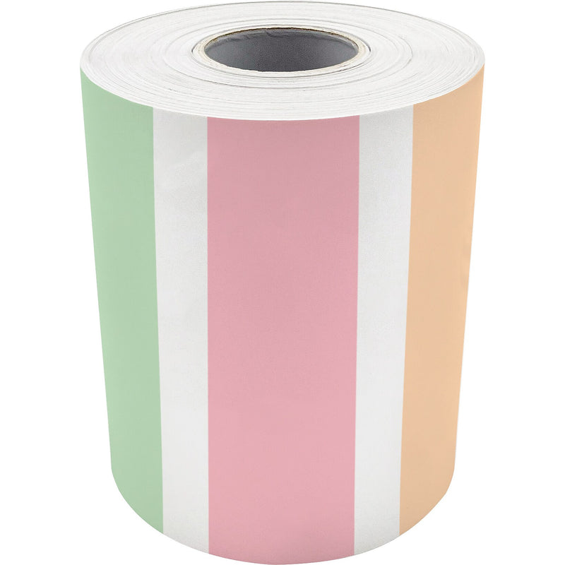 Teacher Created Resources Pastel Pop Stripes Straight Rolled Border Trim, 3" x 50', 3/Bundle (TCR9156-3)
