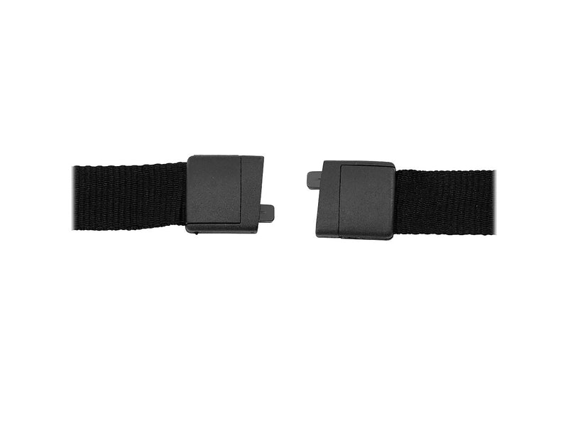 Advantus Lanyards, Black, 12/Pack (97131)