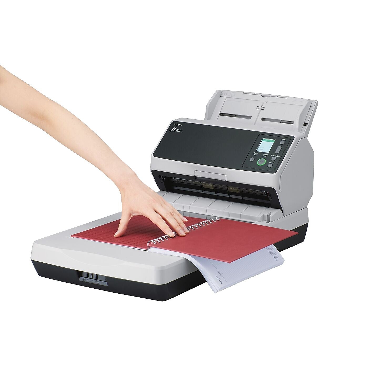 RICOH fi-8270 Duplex Document Scanner, Black/White (PA03810-B555)