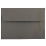 JAM Paper A7 Invitation Envelope 5 1/4" x 7 1/4", Dark Grey, 100/Pack (36396434d)