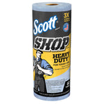 Scott Shop Towels Heavy Duty, 10.4" x 11", Blue, 60 Sheets/Roll, 12 Rolls/Carton (32992)