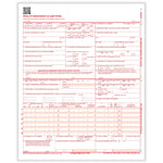 ComplyRight CMS-1500 Health Insurance Claim Forms (02/12), 8-1/2" x 11", Pack of 250 (CMS12LC250)