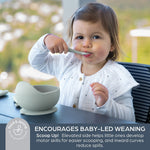 Dream Baby Kids Suction Bowl Snack Container, Seafoam Green (DB-L5056A)