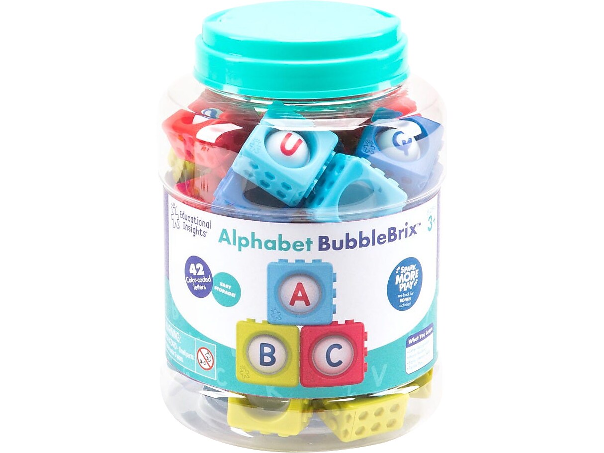 Educational Insights Alphabet BubbleBrix Fidget Popper (2598)