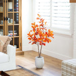 Nearly Natural 4' Autumn Oak Artificial Fall Tree (T4807)