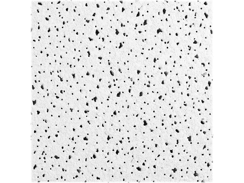 Armstrong CERAMAGUARD Fine Fissured Square Edge Ceiling Tile, 24" x 48", White, 6/Carton (BP608A)