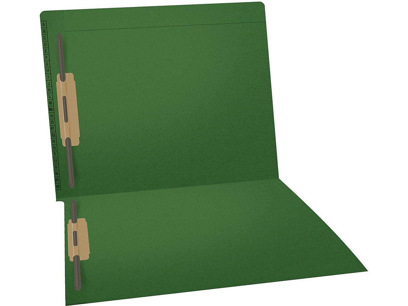 Medical Arts Press Kardex Match Reinforced End Tab File Folder, Letter-Size, Green, 50/Box (F1180-GRN)