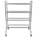 Champion Sports 4 Tier Portable Ball Cart, Silver (CHSBRC4)