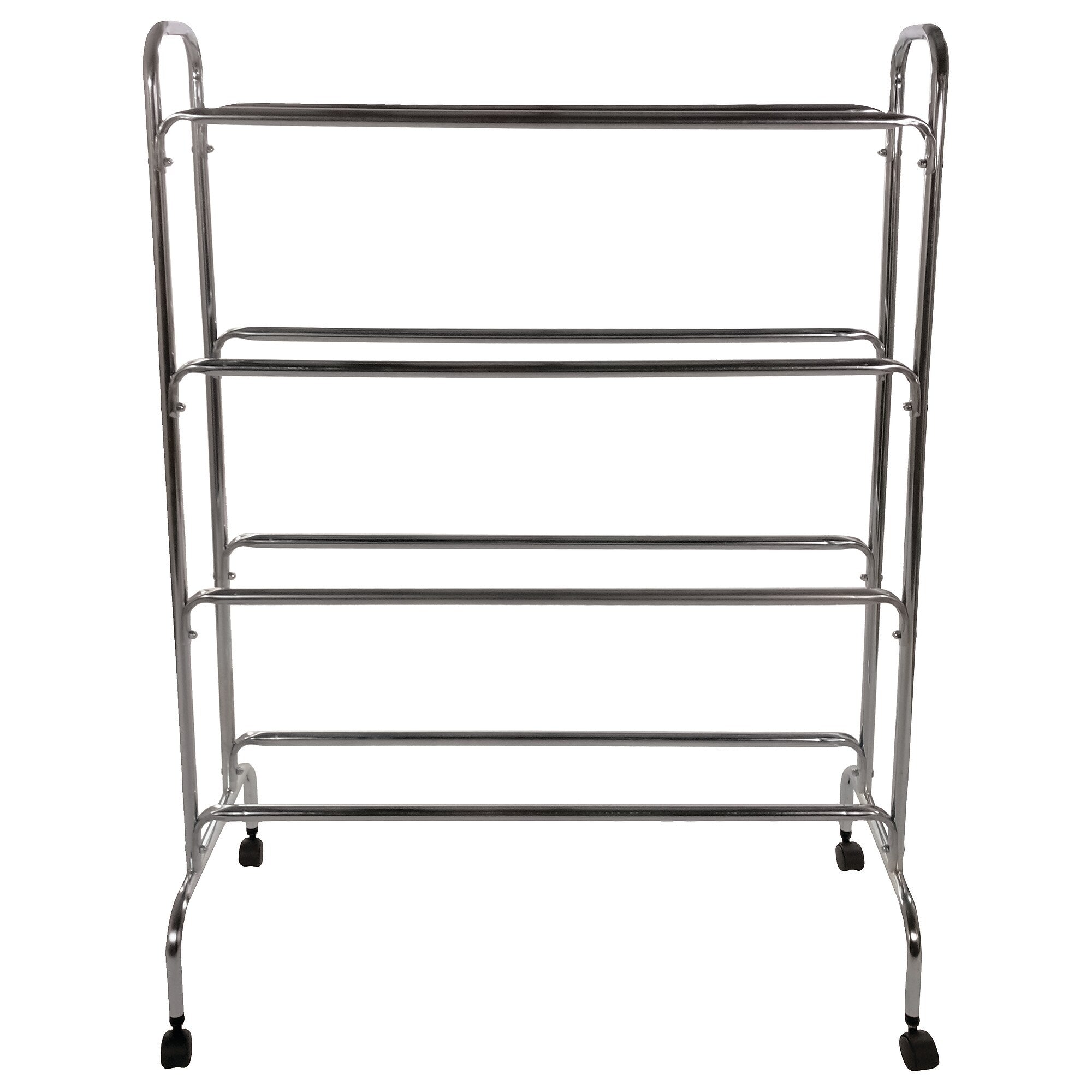 Champion Sports 4 Tier Portable Ball Cart, Silver (CHSBRC4)