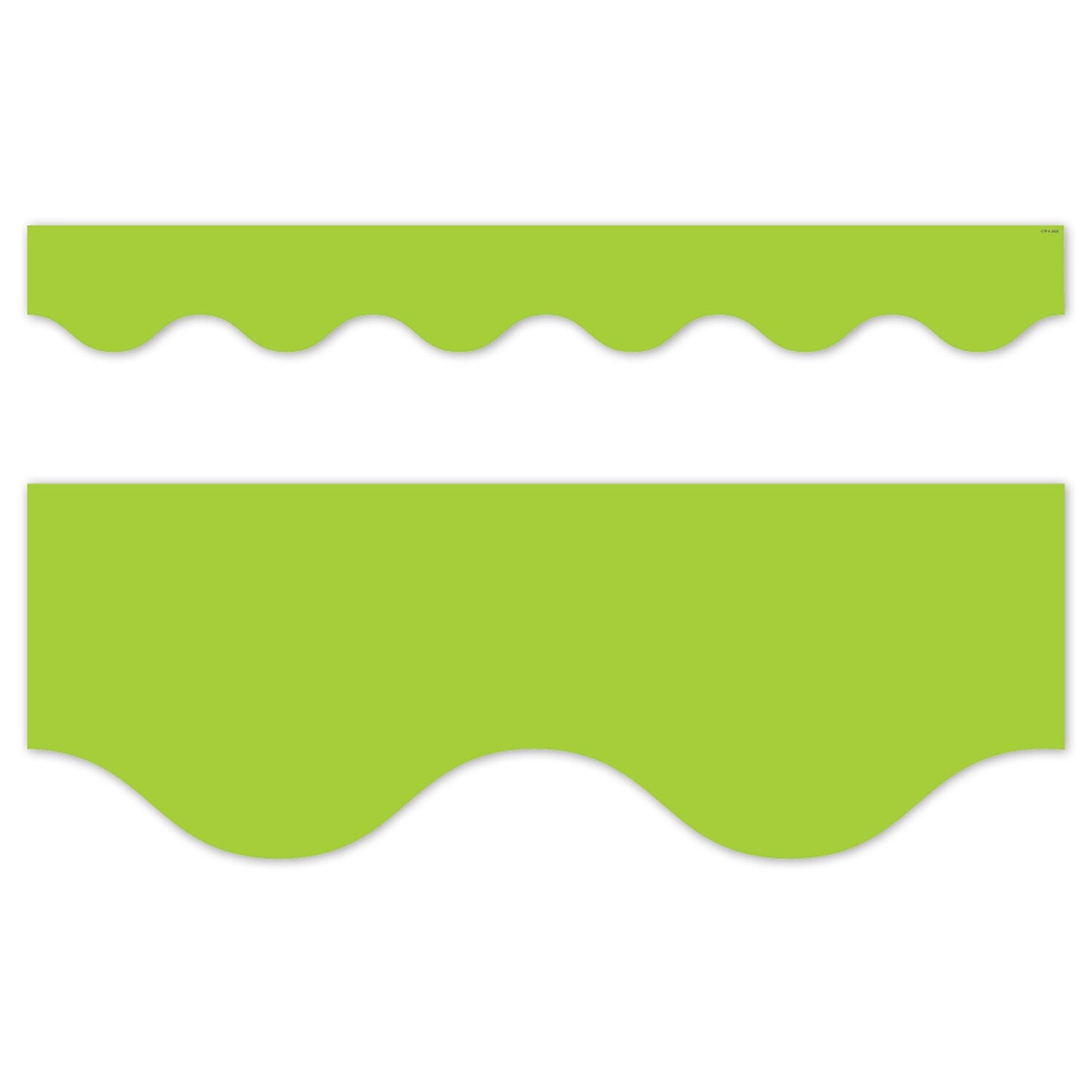 Creative Teaching Press Core Decor EZ Border, 3" x 2', Lime Wavy, 24/Pack, 3 Packs/Bundle (CTP11064-3)