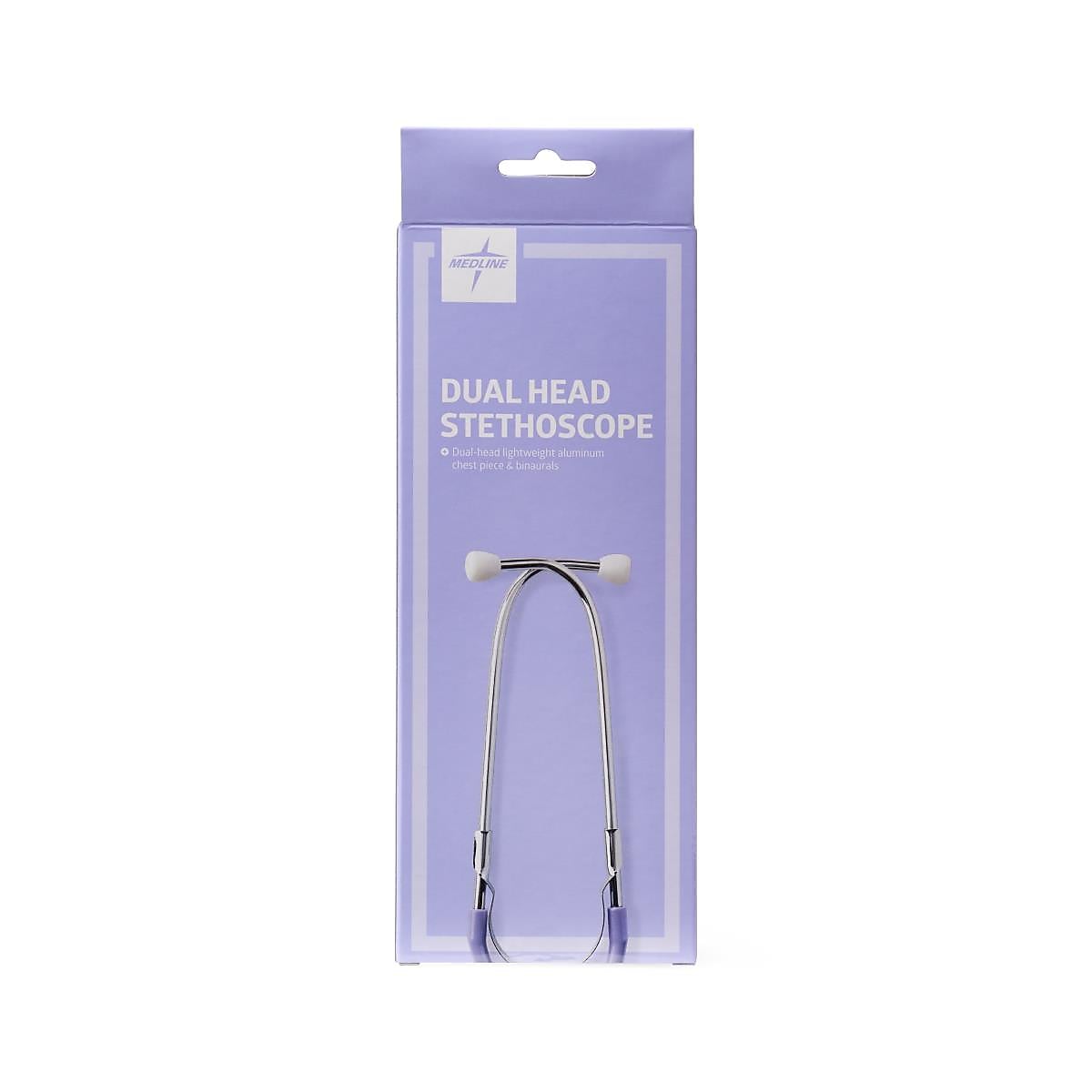 Medline Dual Head Stethoscope, Lavender (MDS926205)