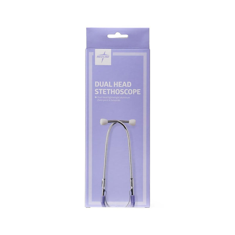 Medline Dual Head Stethoscope, Lavender (MDS926205)