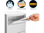 Barska Large Locking Wall-Mounted Drop Box, White (CB13956)