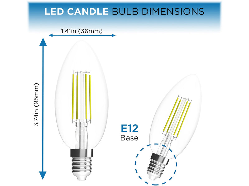 Viribright 2.5-Watts Daylight LED Specialty Bulb, 12/Pack (650194)