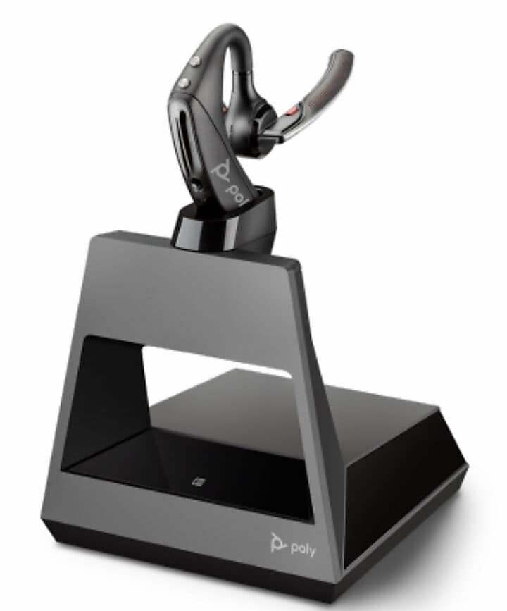 Poly Voyager 5200 Office, 2-Way Base, USB-C,Wireless, MS Teams (7S3Y4AA#ABA)