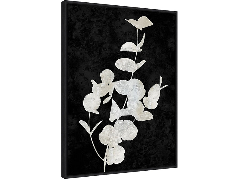 Amanti Art Plant Life White on Black I, Canvas, 23" x 30" (A42675515275)