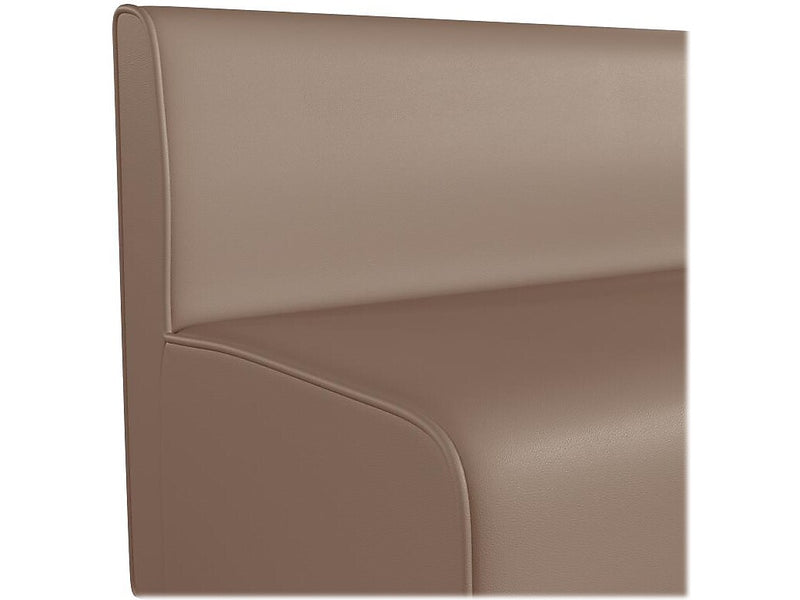 Flash Furniture Bright Beginnings Vinyl Classroom Modular 2-Seater Sofa, Brown (MK-KE15709-GG)