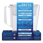 Brita Classic Water Filter Pitcher, 40 oz, 5 Cups, Clear, 2/Carton (CLO36089)