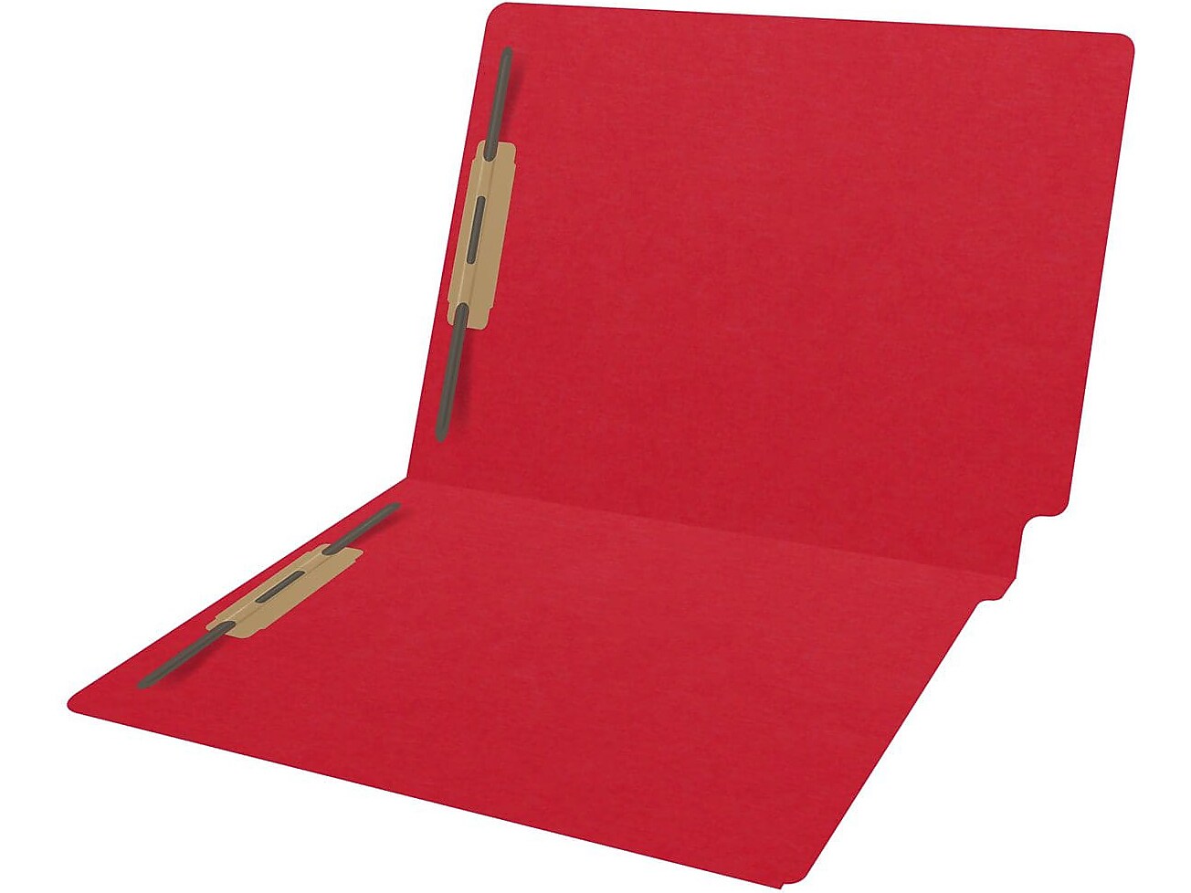 Medical Arts Press Heavy-Duty End Tab File Folder, Straight Cut, Letter-Size, Red, 40/Box (S-09459-RED)